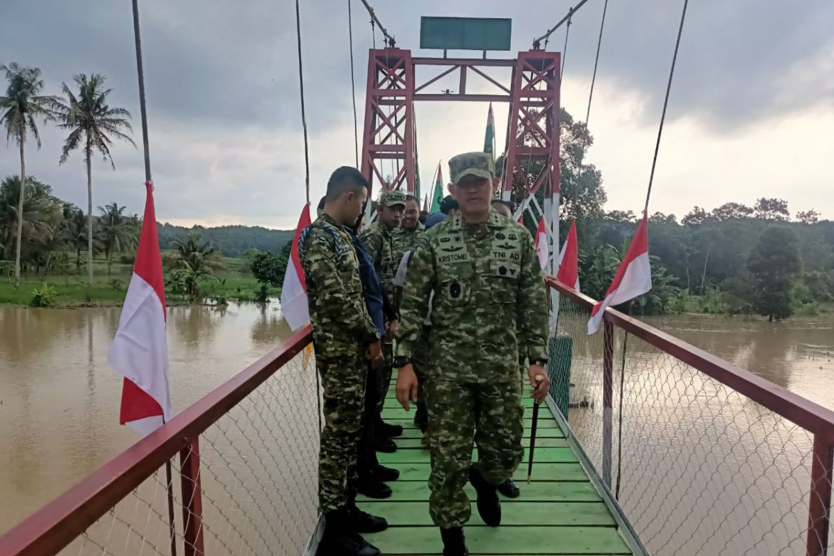 Kodam XXI: Pioneer Garuda Bridge in Pringsewu now operational
