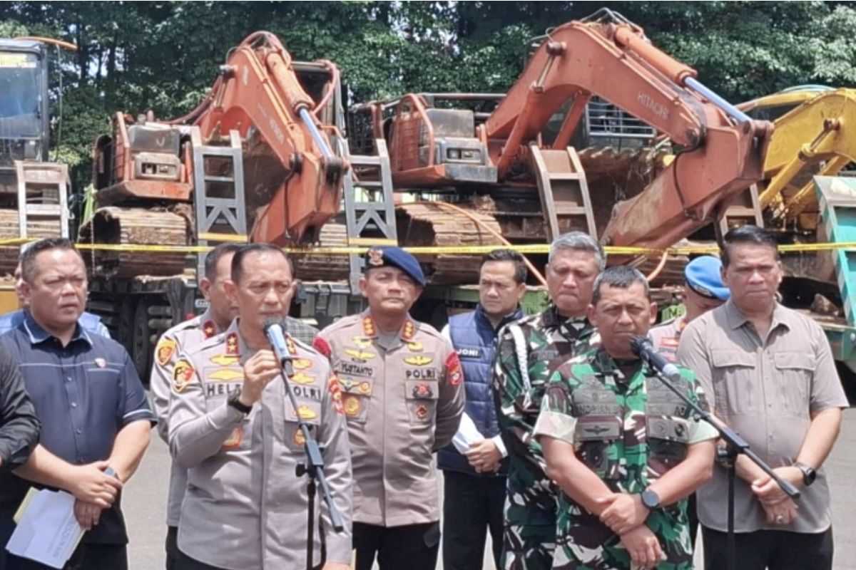 Lampung Police Uncover Illegal Gold Mining Case in Way Kanan