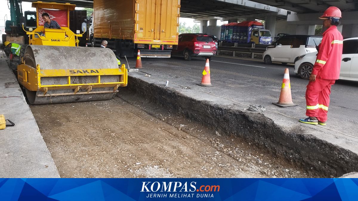 Motorists Urged to Exercise Caution as Jasa Marga Addresses Damaged Road on Jakarta-Tangerang Toll Road