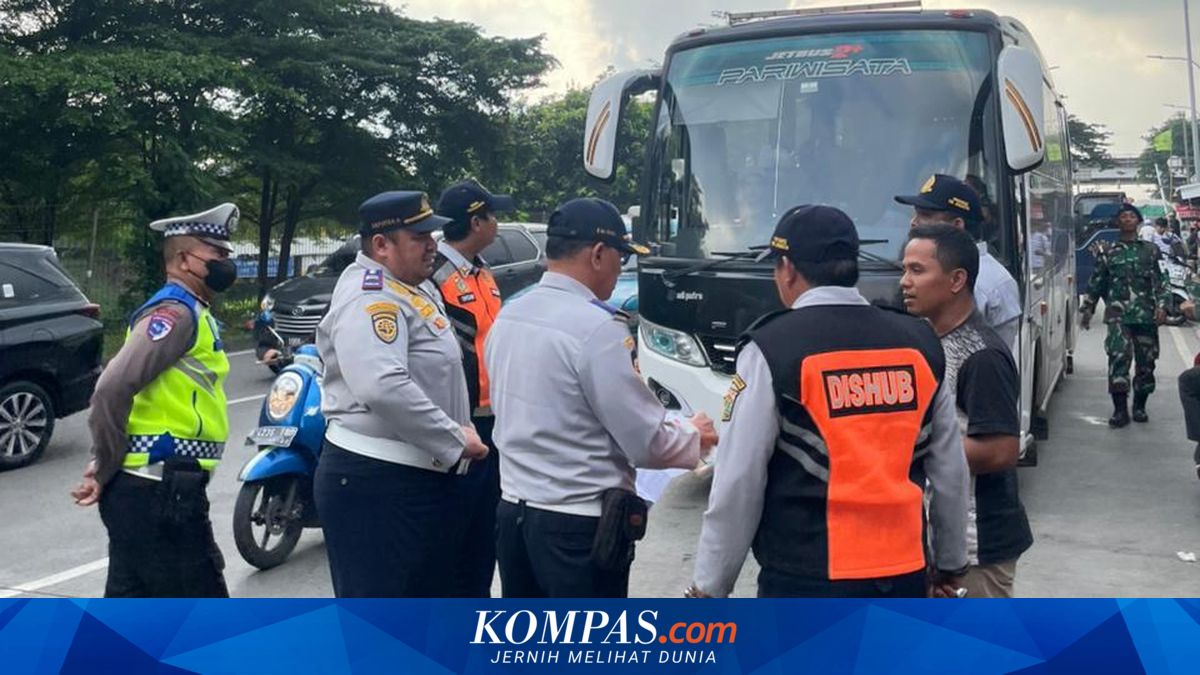 East Jakarta Transportation Office Cracks Down on Illegal Bus Terminal, Issues Five Citations and Halts One Operation