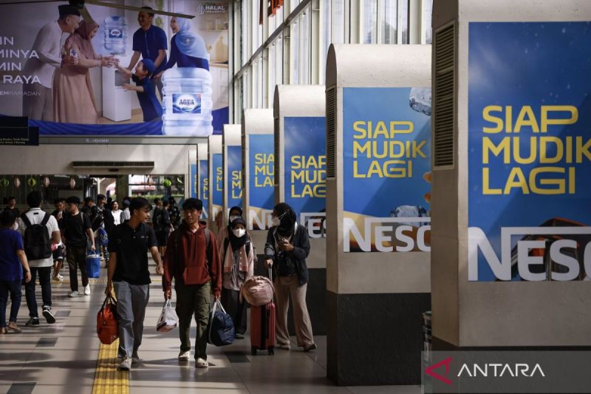 H-11 Eid, 22,000 Train Passengers Depart from Jakarta