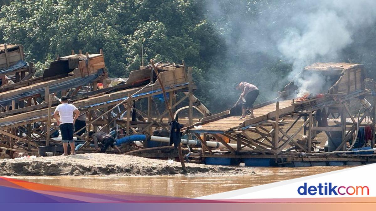 No One is Above the Law: Series of Illegal Gold Mining Rafts in Kuantan Singingi Destroyed