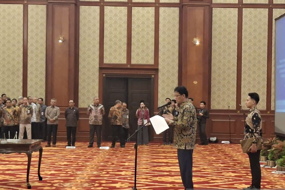 Purbaya inaugurates 44 Grade II officials at Ministry of Finance