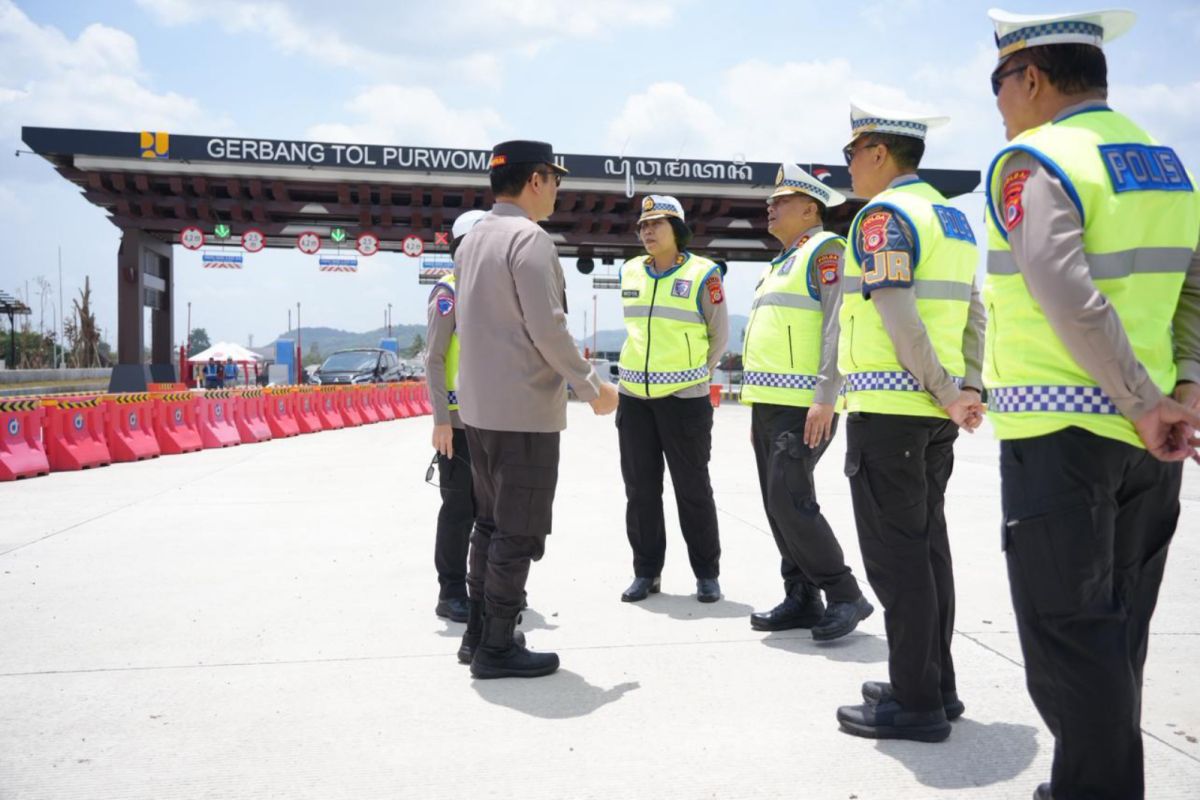 Regional Police Check Purwomartani Toll Road Readiness Ahead of Eid 2026 Travel Rush