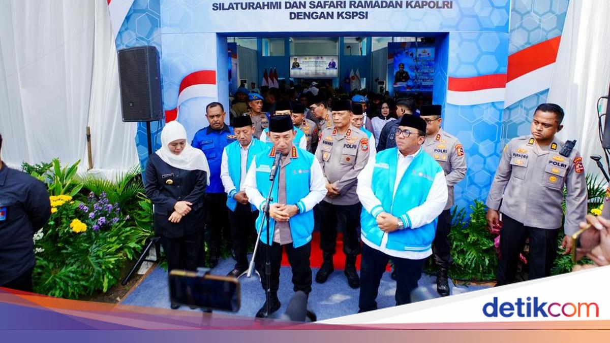 Chief of Police Delivers President's Message on National Unity to East Java Workers