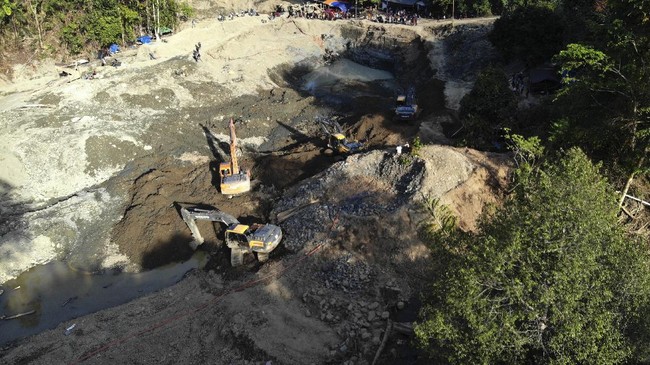 Lampung Police Designate 14 Individuals as Suspects in Illegal Gold Mining Operation