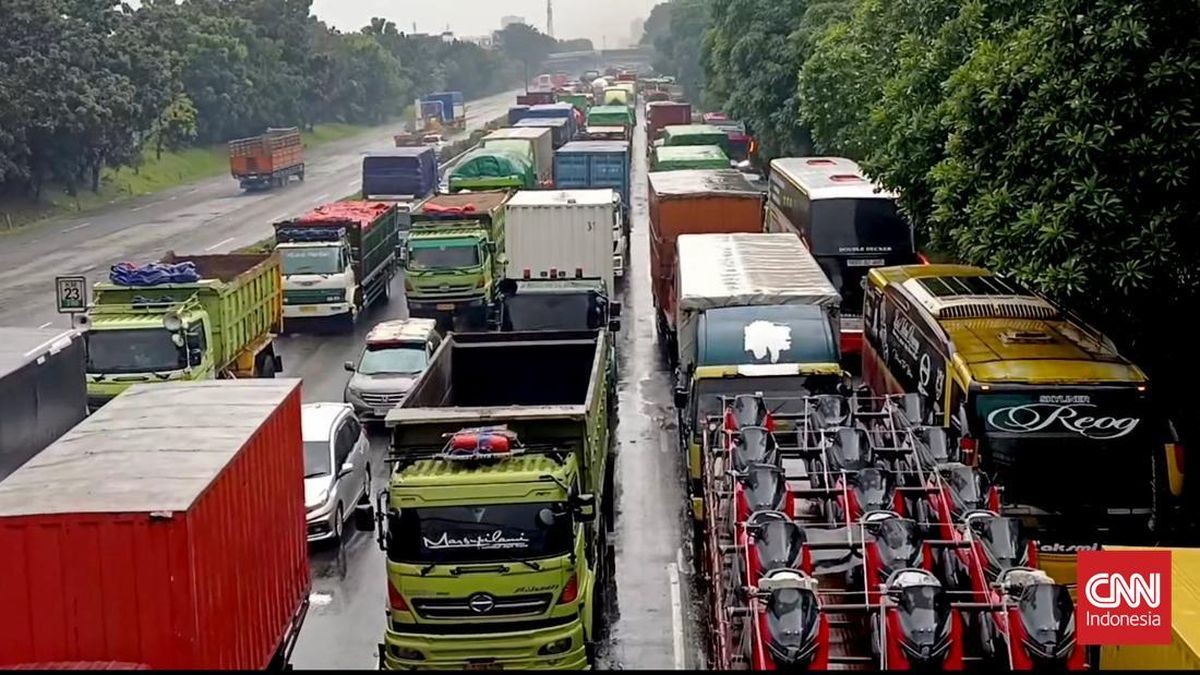 Jakarta-Tangerang Toll Road Damaged Ahead of Exodus Period, Severe Congestion Extends Dozens of Kilometres