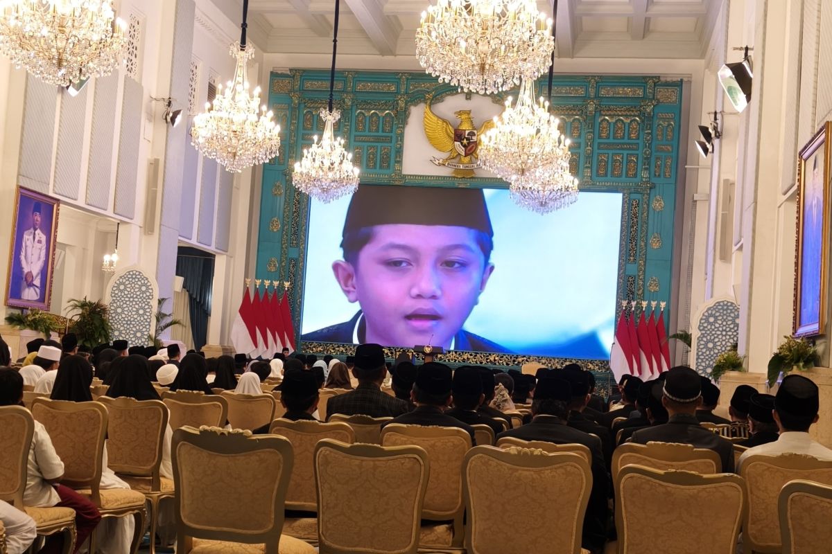 International Qur'an Competition Champion Performs at Presidential Palace; Prabowo Commends Achievement