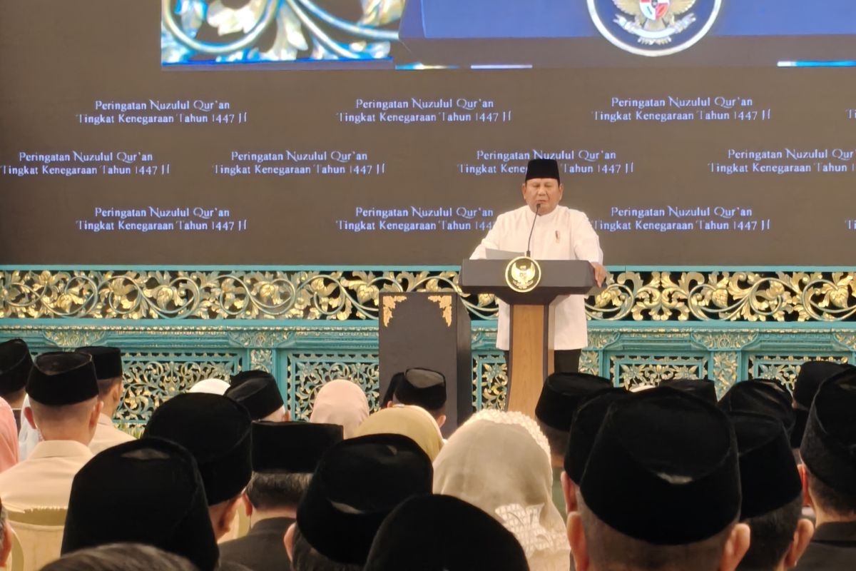 Prabowo: Peace Does Not Arrive Without Hard Work