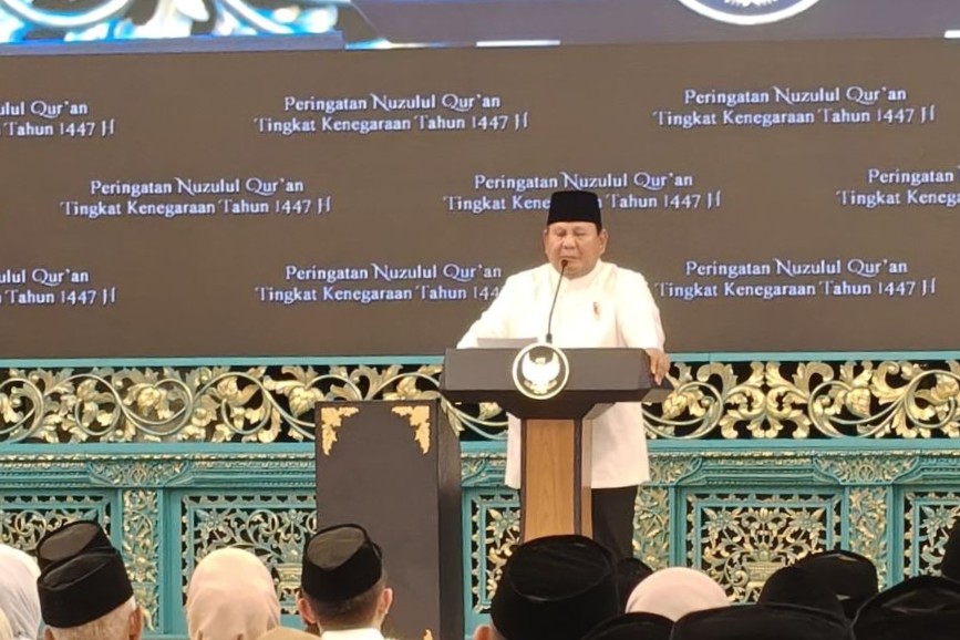 Prabowo: Corruption Must Be Eliminated as It Contradicts Religious Teachings