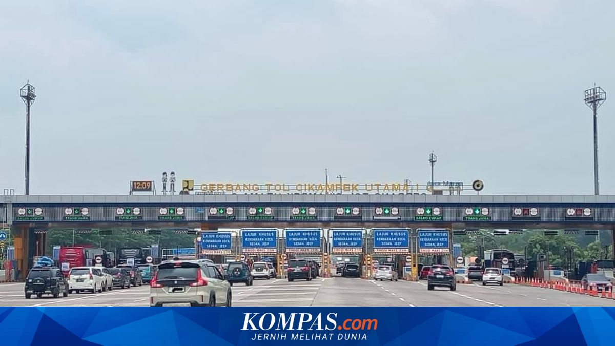 Jasa Marga Increases Toll Booths at Cikatama Gate from 15 to 22 During Lebaran Mudik Rush