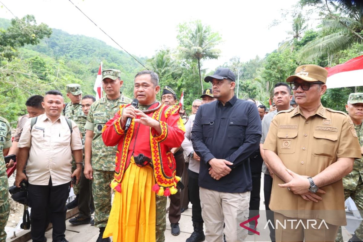 Indonesian Army completes bailey bridge construction in Nias