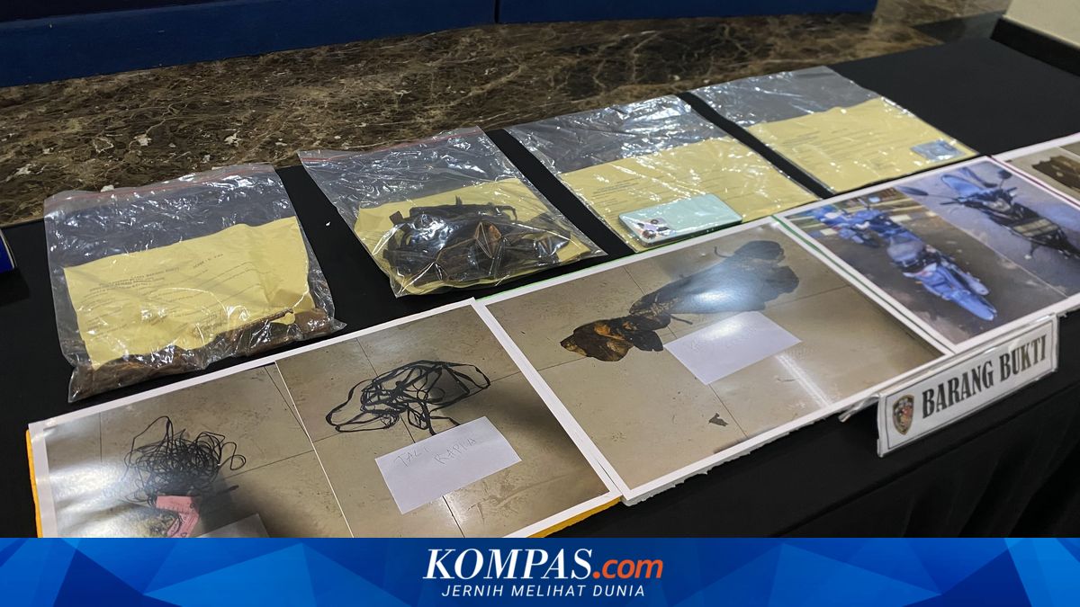 Evidence Displayed in Ermanto Usman Murder Case in Bekasi