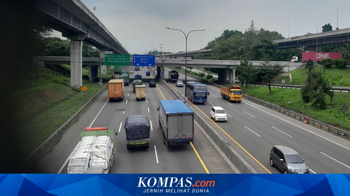 Traffic Trends Shift: Trucks Begin to Clog Toll Roads from H-19 Eid Holiday Period