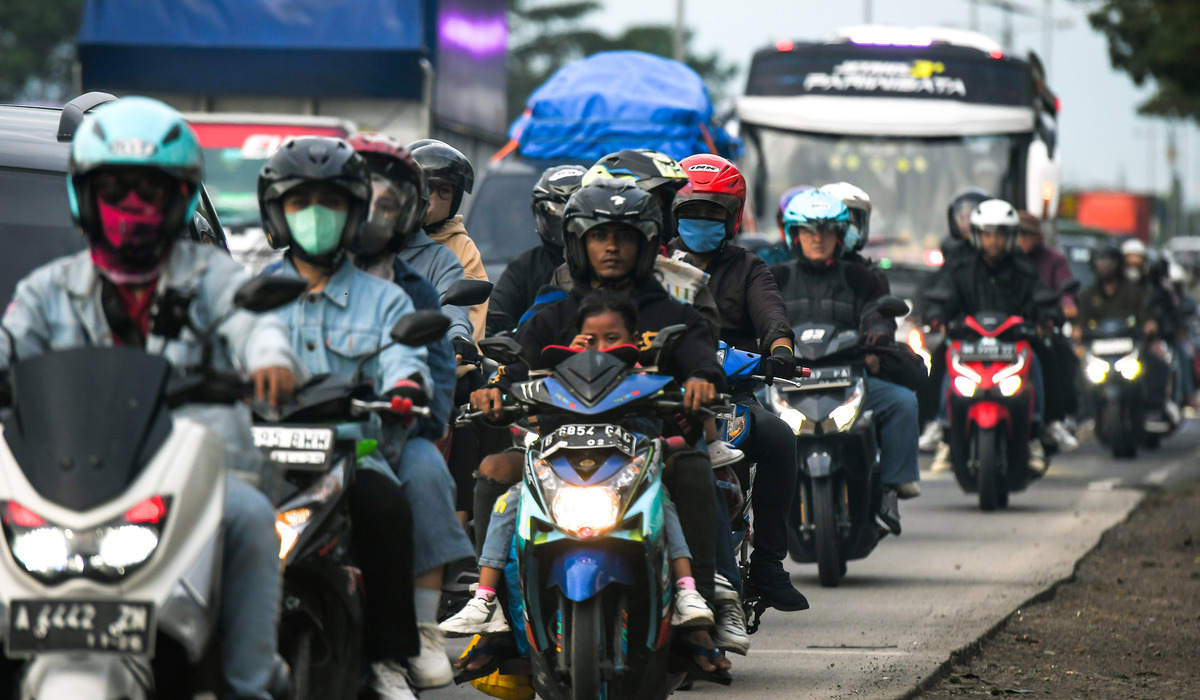 Transport Observer Proposes Lane Segregation System for Mudik Journeys, Motorcyclists Carrying Children to be Transferred to Buses
