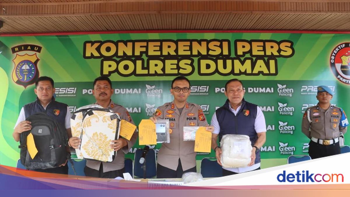 Migrant Worker Arrested in Dumai with 10 Kg of Methamphetamine Upon Return from Malaysia