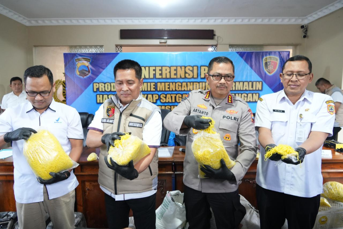 Central Java Police Uncover Noodle Factory Using Formaldehyde in Boyolali, Production Reaches 1.5 Tonnes Daily