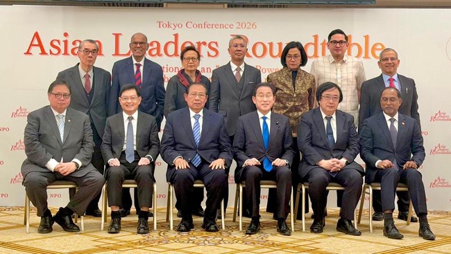 Airlangga Discusses Major Issues at Asian Leaders Roundtable with Former Global Leaders