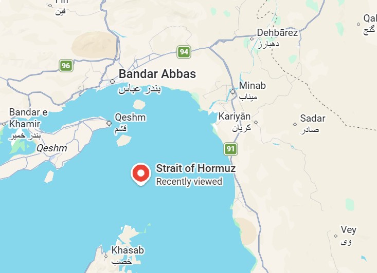 United States Warns Iranian Citizens to Avoid Strait of Hormuz Ports