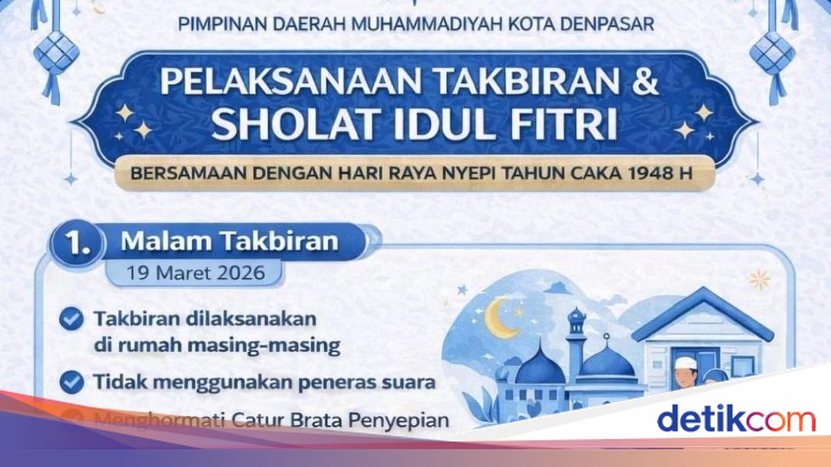 Muhammadiyah Members in Bali Urged to Perform Takbir at Home During Nyepi Observance