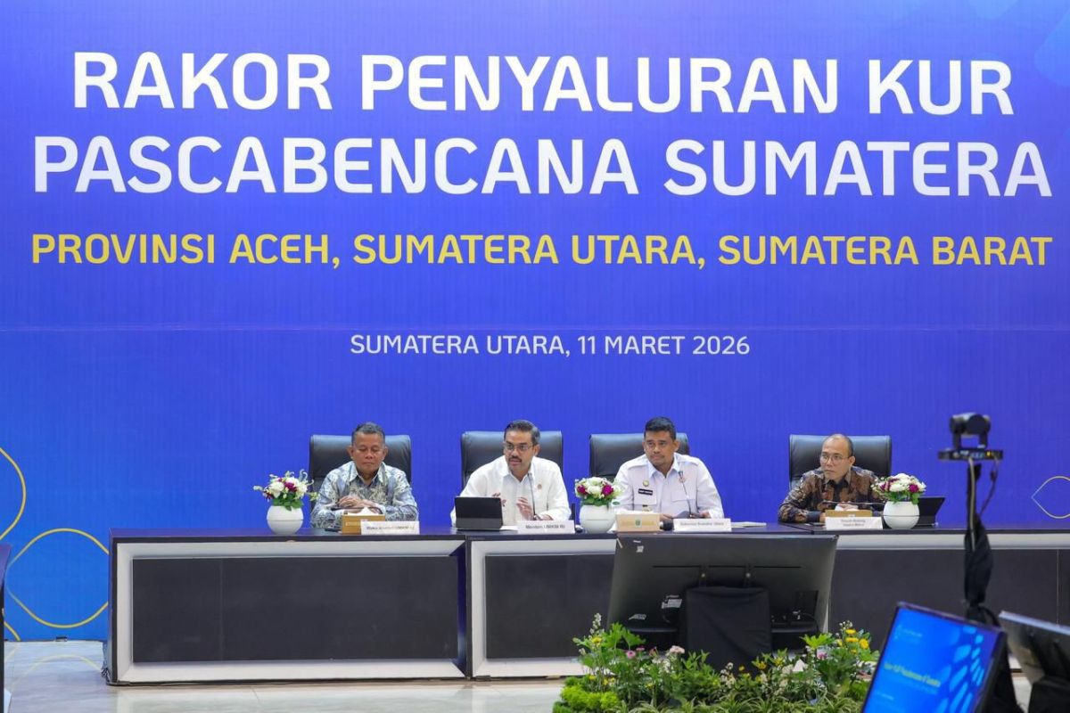 Outstanding KUR Affected by Sumatran Disaster Reaches Rp11.23 Trillion