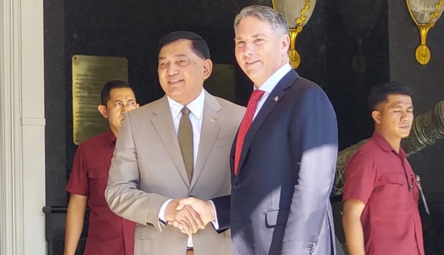 Indonesian Defence Minister Sjafrie Sjamsoeddin Welcomes Visit of Australian Deputy Prime Minister Richard Marles to Jakarta