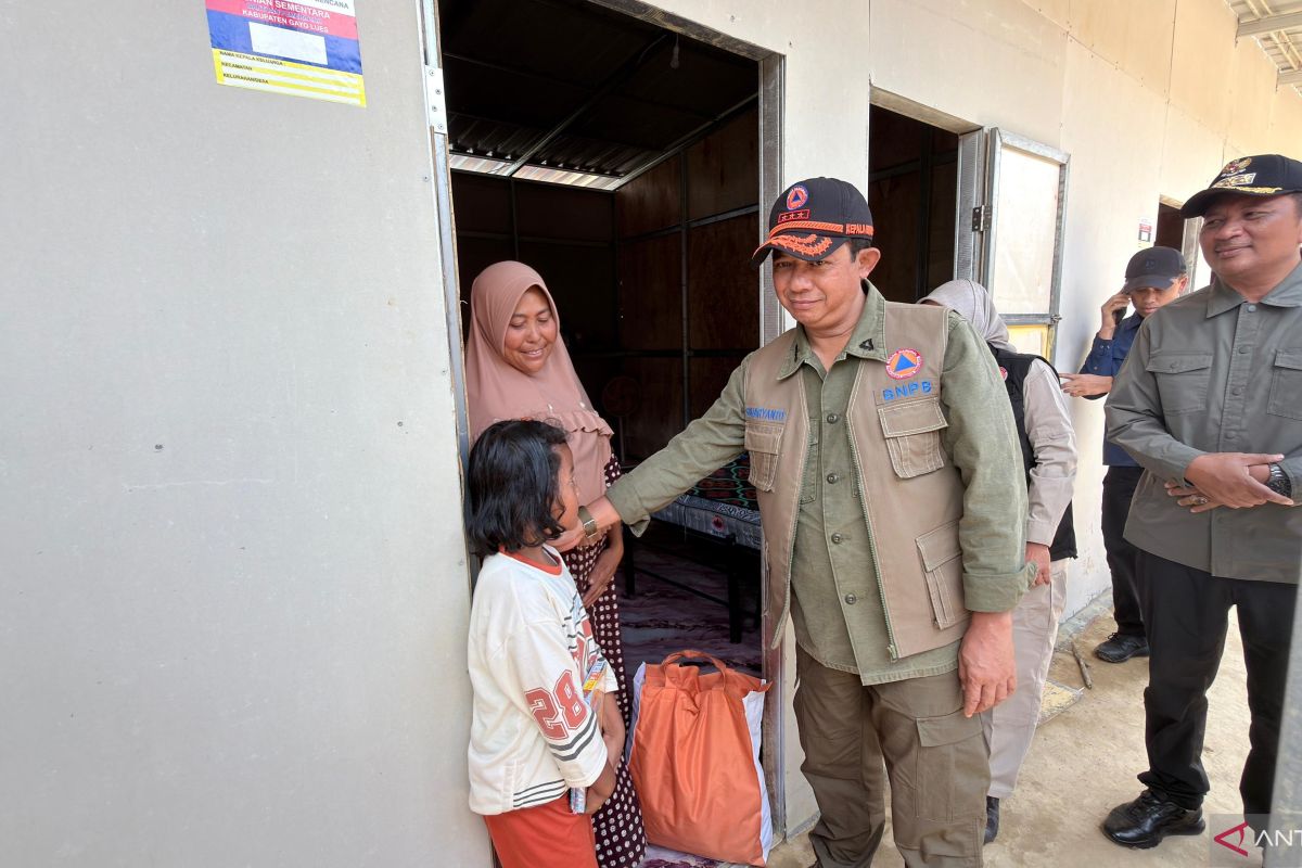 BNPB: 133 Families in Rigeb Gayo Lues Have Moved from Tents to Temporary Shelter