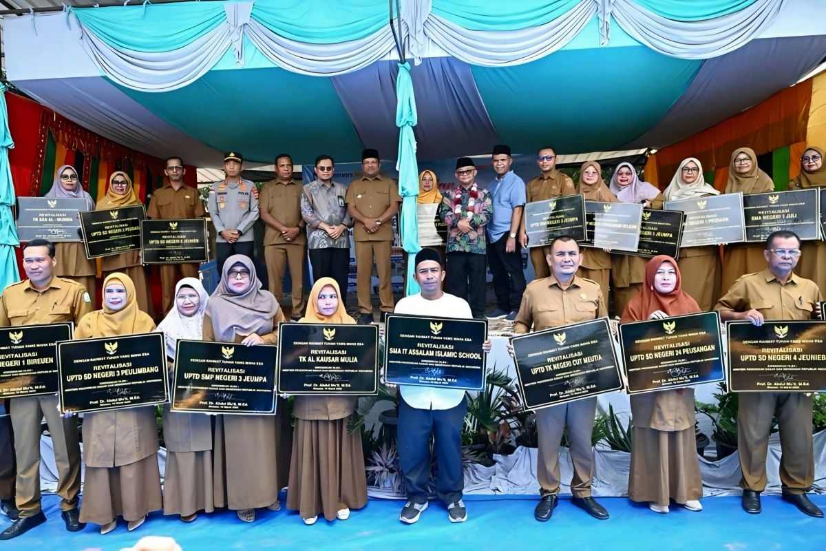 Ministry of Basic and Secondary Education Completes Revitalisation of 726 Schools in Aceh for 2025 Fiscal Year