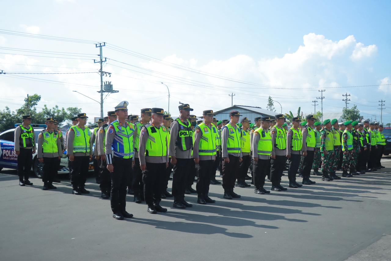 Klaten Police Deploy 690 Combined Personnel for Operation Ketupat Candi 2026