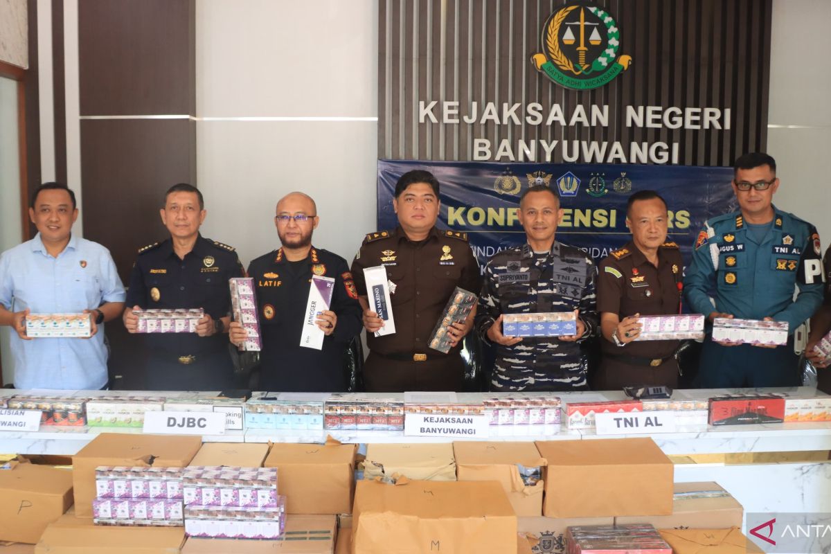 Banyuwangi Customs Seizes 6.5 Million Illegal Cigarette Sticks