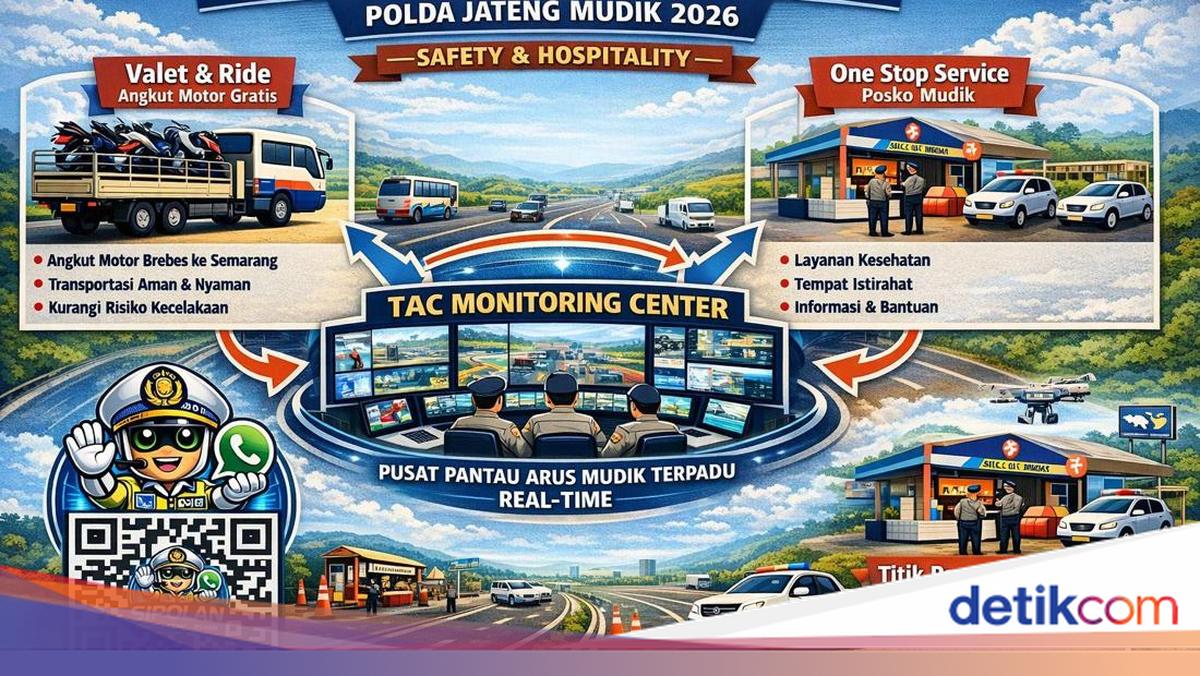 Central Java Police Introduce Integrated Exodus Service, Featuring AI and Free Motorcycle Transport