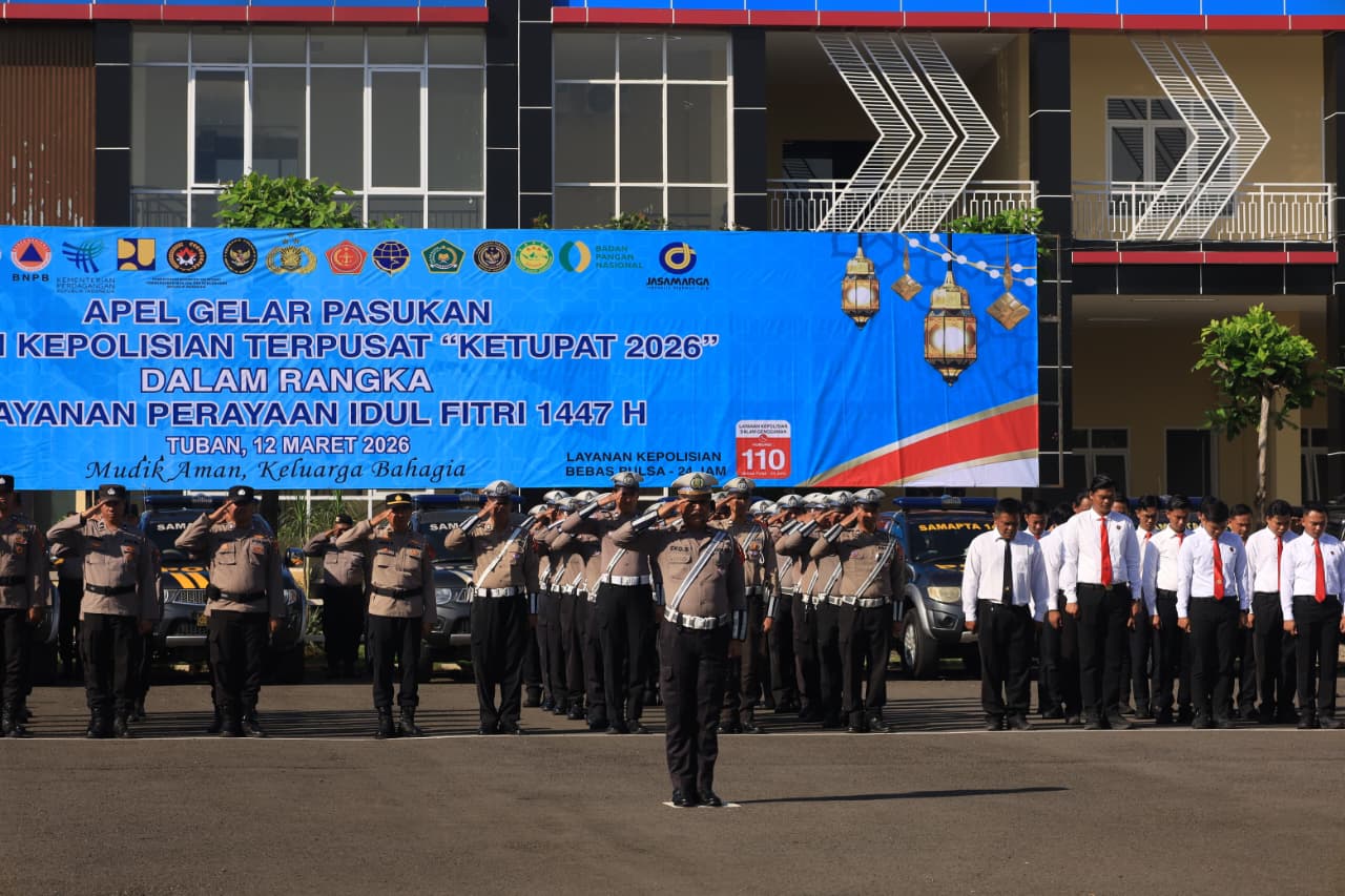 Tuban Police Resort Prepares Four Service Posts During Eid Holiday Exodus