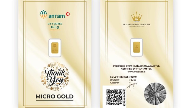 Antam Gold Price Falls Again Today; Stock Up Now for Eid