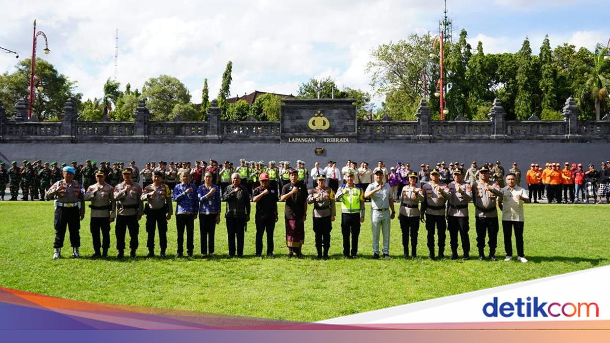 Gianyar Police District Holds Operation Parade for Operation Ketupat Agung 2026