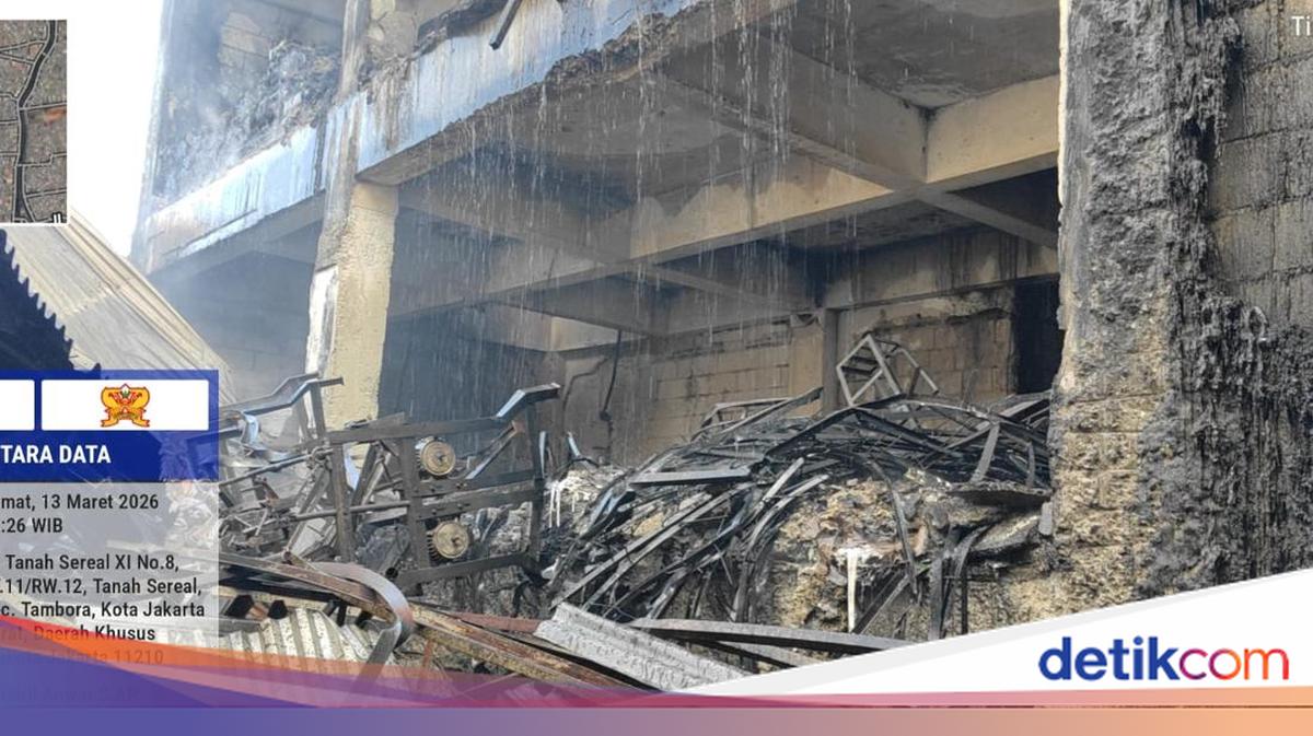 Confectionery Shop-House Fire in Tambora, 140 Fire Service Personnel Deployed