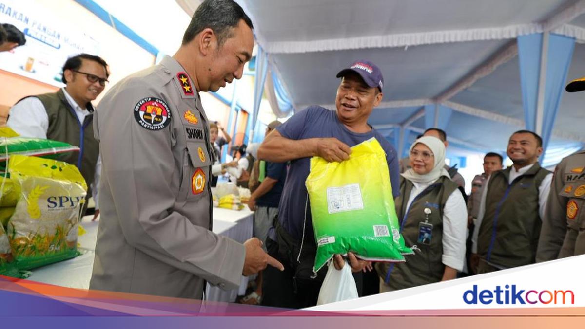 South Sumatra Police Distribute 135 Tonnes of Rice to 20,000 Residents Through Cheap Food Movement