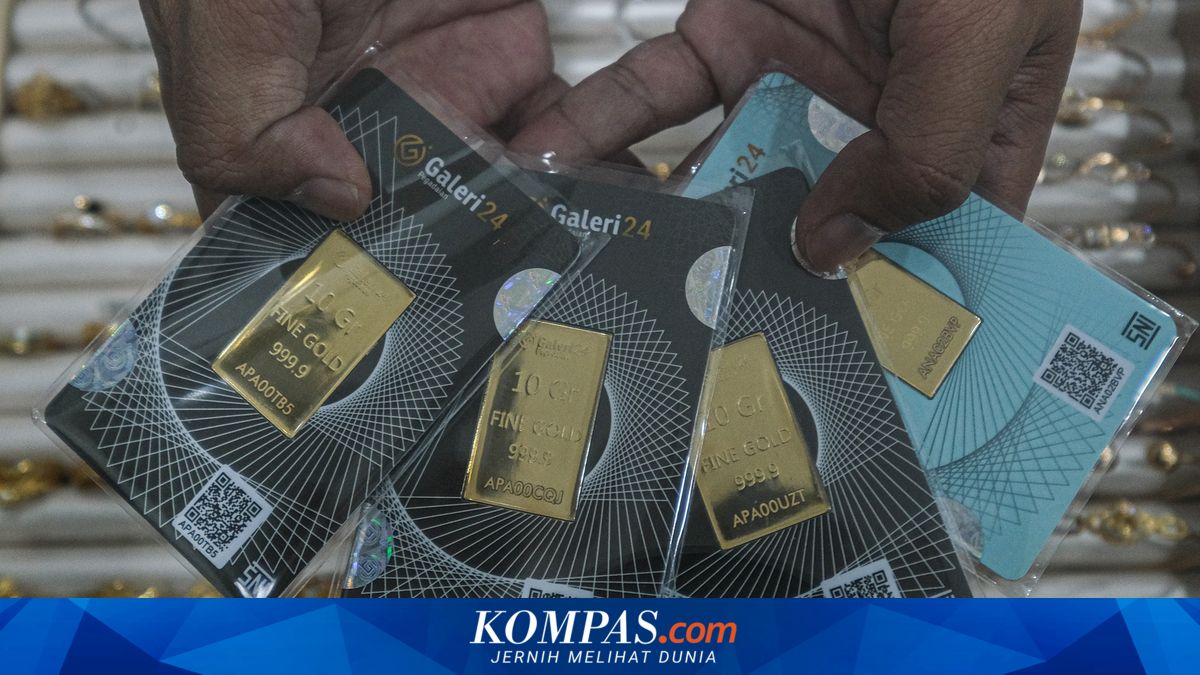 Pegadaian Gold Price Update: Gallery 24 Falls to Rp 3.04 Million Per Gram