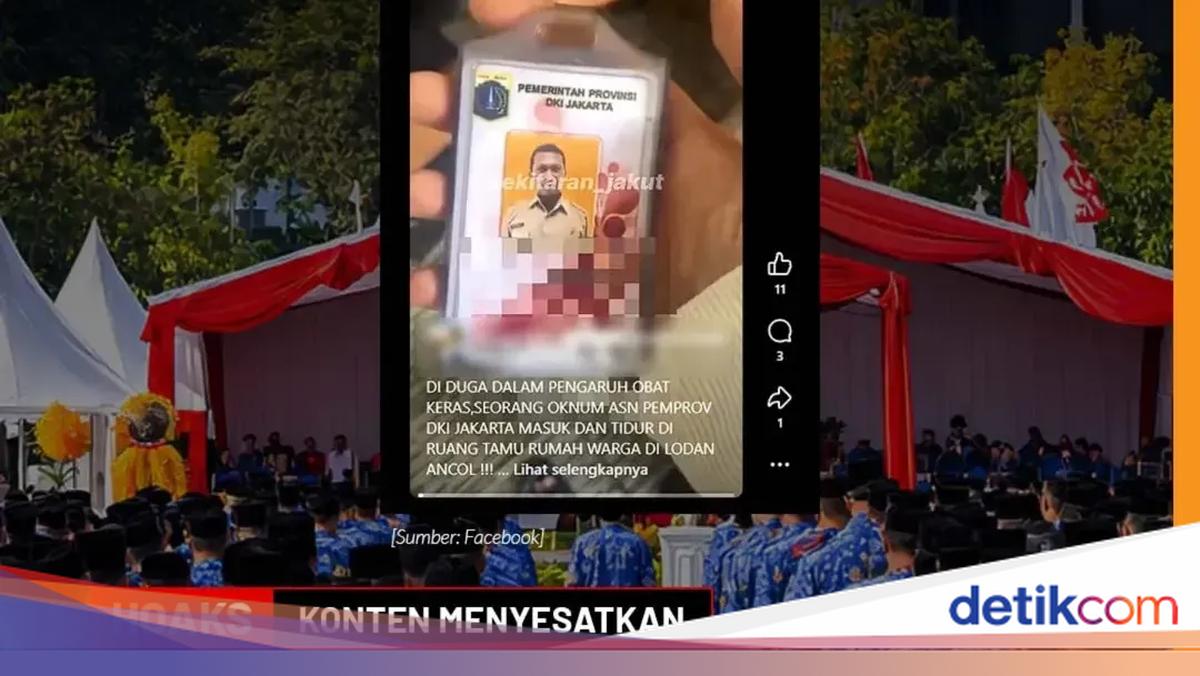 Viral Video of Intoxicated DKI Civil Servant in North Jakarta Home Debunked as Hoax