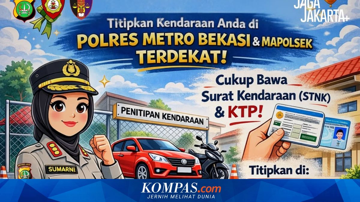 Bekasi Metro Police Open Free Vehicle Storage Service for Mudik 2026, Here Are the Requirements