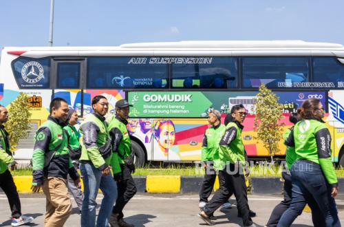 GoJek Partners Depart for Free Eid Homecoming Travel This Year