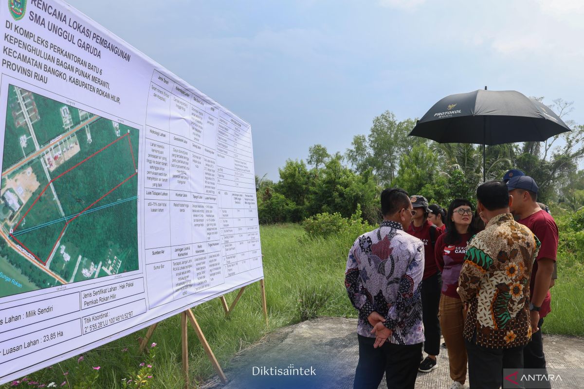 Government Prepares Land to Build Garuda Excellence Senior High School in Rokan Hilir