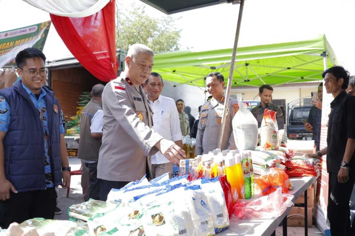 Aceh Police Provide Five Tonnes of Rice for National Police Food Movement