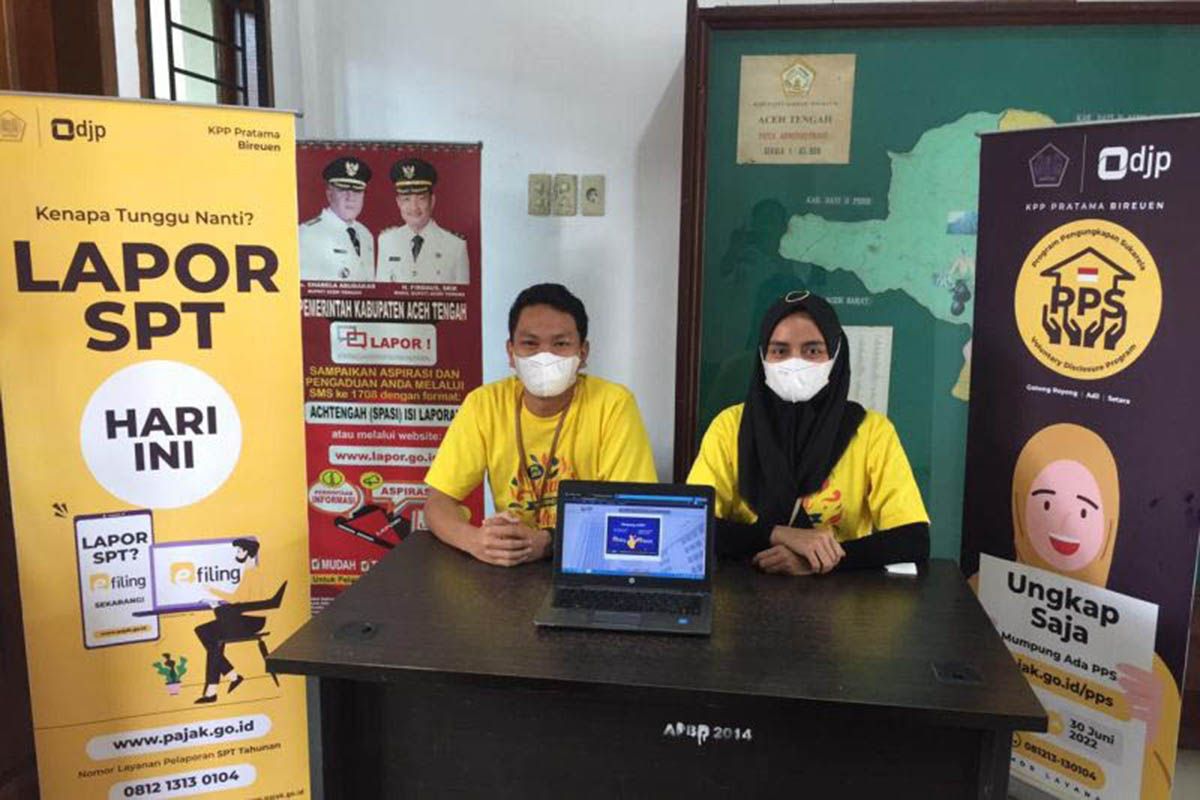 DJP: 155,495 Taxpayers in Aceh Submit Annual Tax Returns