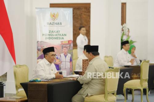 President, Vice President, and Cabinet Ministers Pay Zakat Through BAZNAS at Presidential Palace