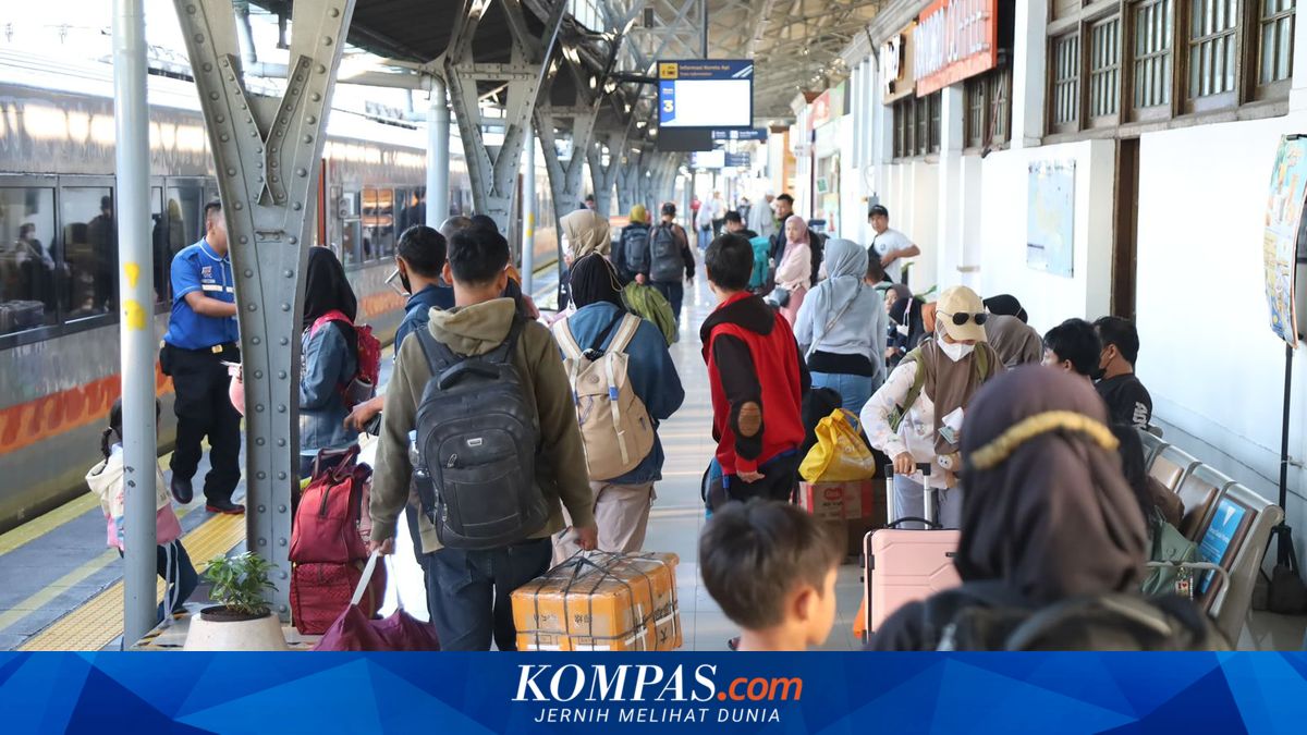 Mudik Lebaran 2026 Begins with 115,384 Passengers Departing Jakarta by Train
