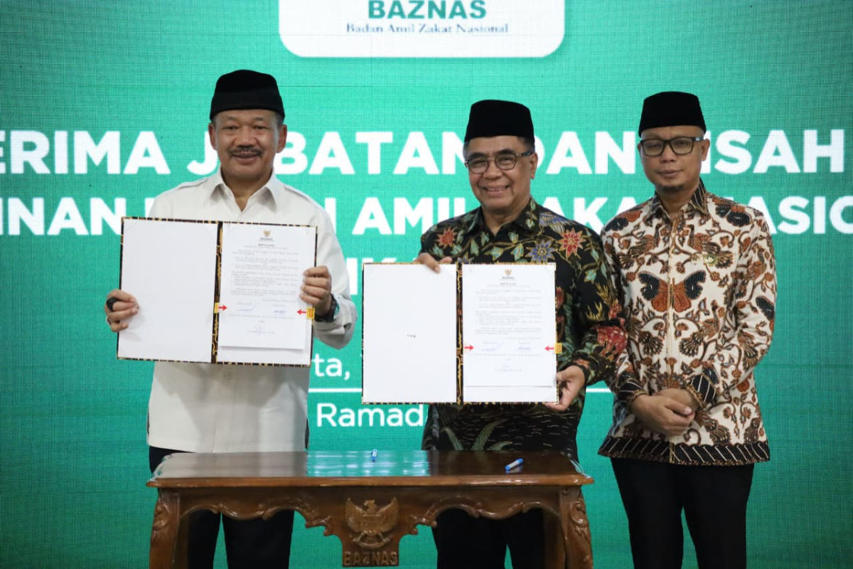 Sodik Mudjahid Assumes Chairmanship of BAZNAS, Succeeding Prof. Noor Achmad and Continuing the Legacy of Goodwill