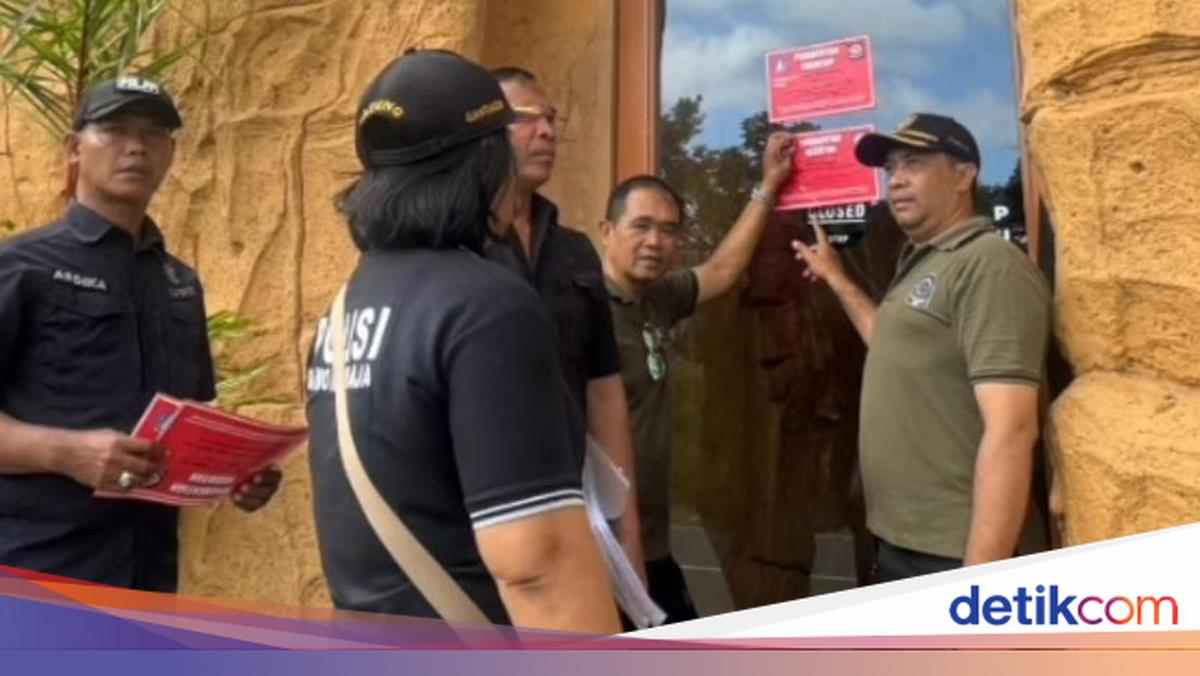 Badung Civil Police Seal Unlicensed Entertainment Venue in Pererenan