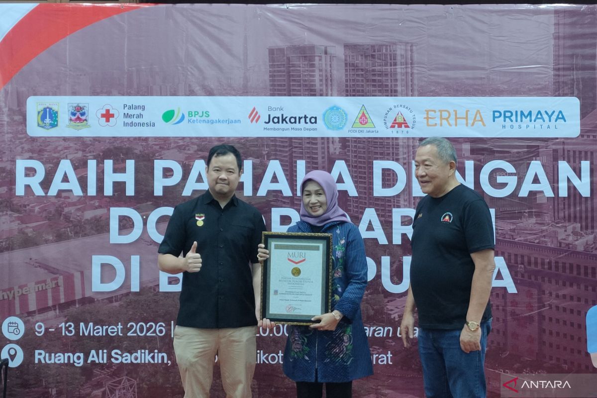 Highest Number of Blood Donors During Ramadhan; West Jakarta Sets MURI Record