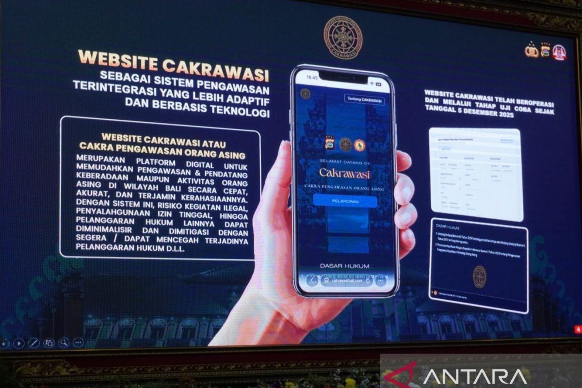 Bali Police Develop Cakrawasi Application to Monitor Foreign National Activities