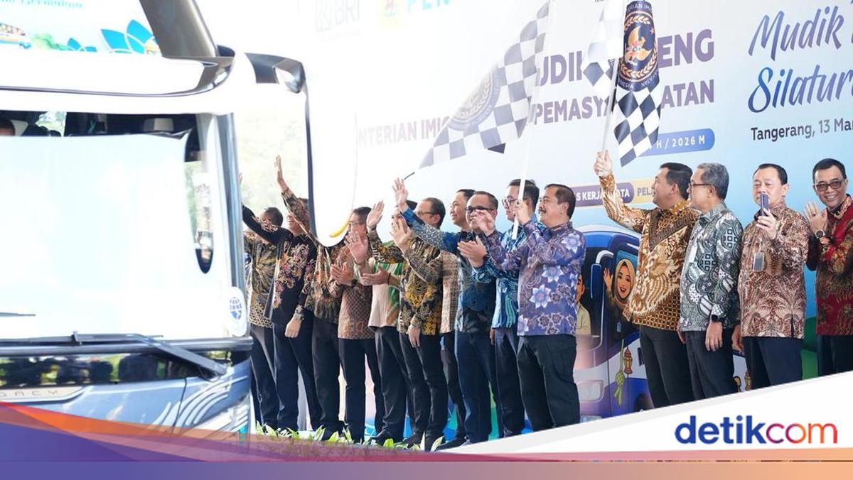 Ministry of Immigration and Corrections Facilitates Group Mudik Journey to Reduce Traffic Congestion